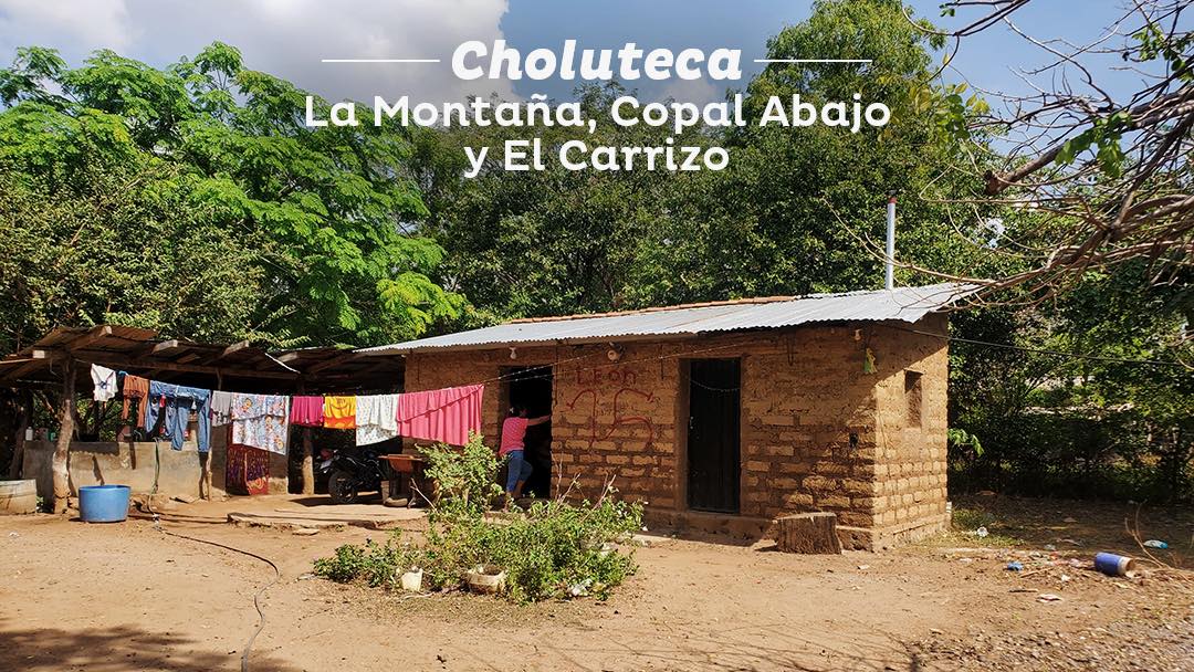 El PVAH visita La Montaña, Copal Abajo y El Carrizo, en Choluteca, para trabajar Proyecto de Vivienda Solidaria